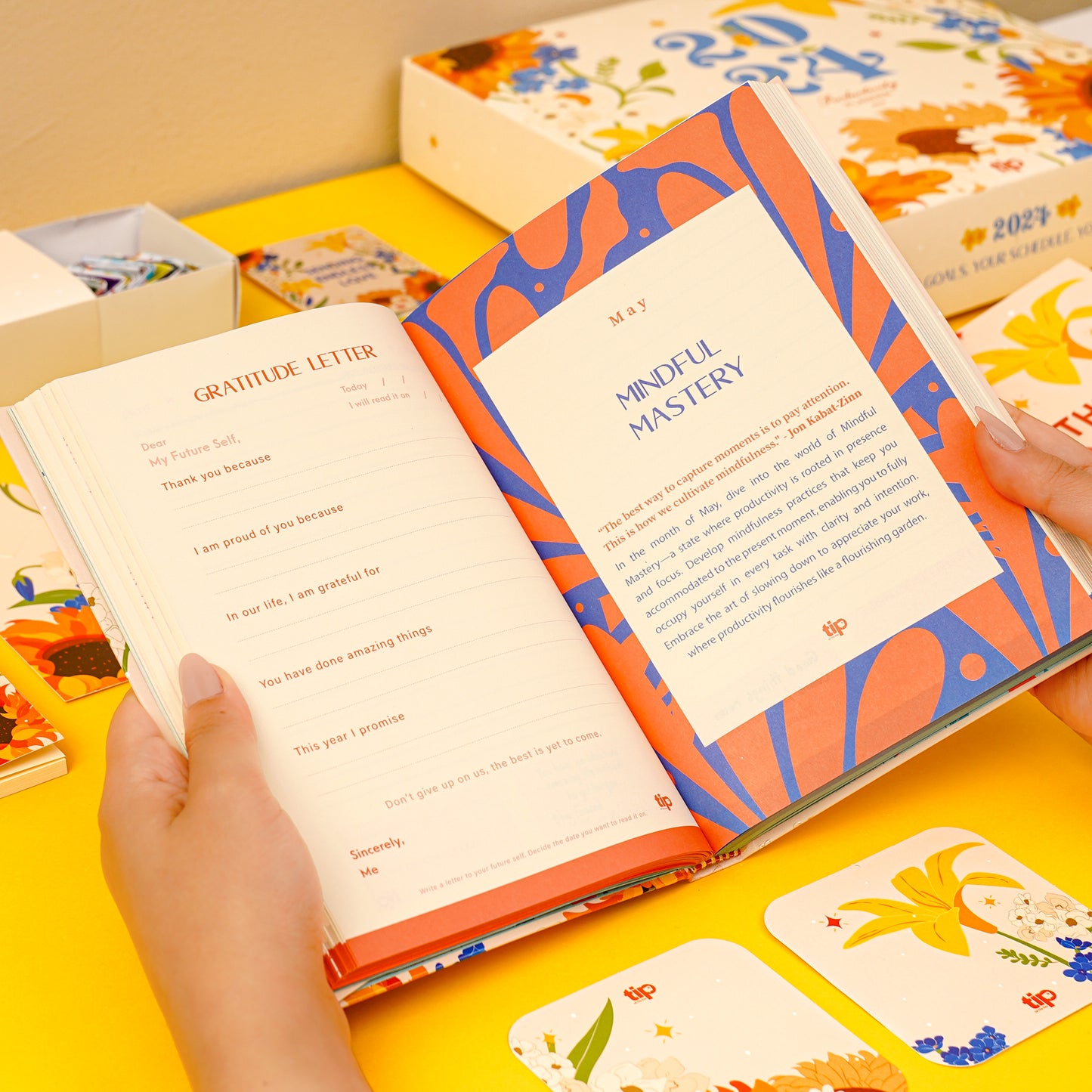 2024 أجندة صن فلاور للإنتاجية انجليزي