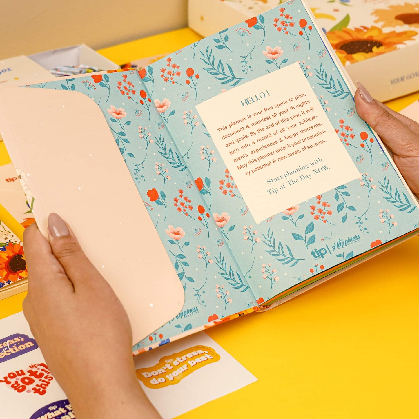 2024 أجندة صن فلاور للإنتاجية انجليزي