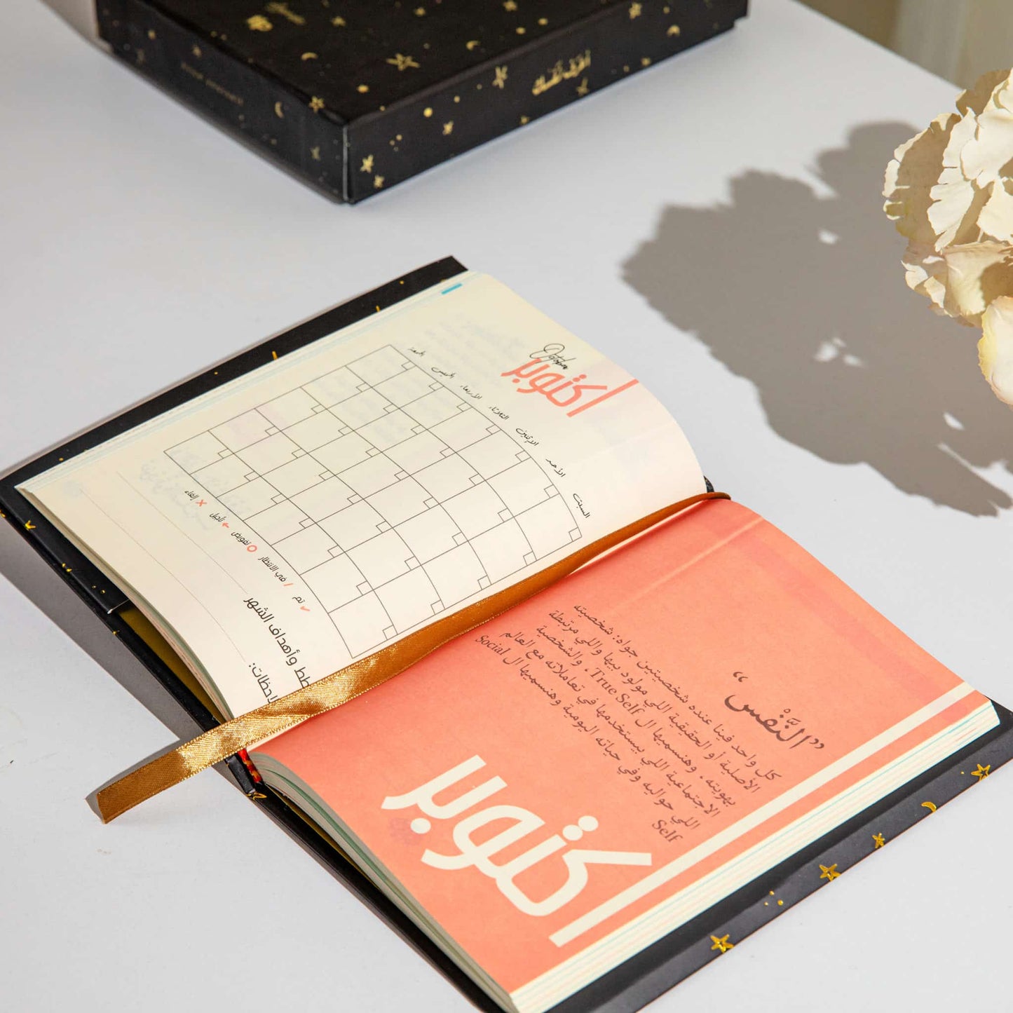 Know yourself Weekly undated agenda - Black Starts Design