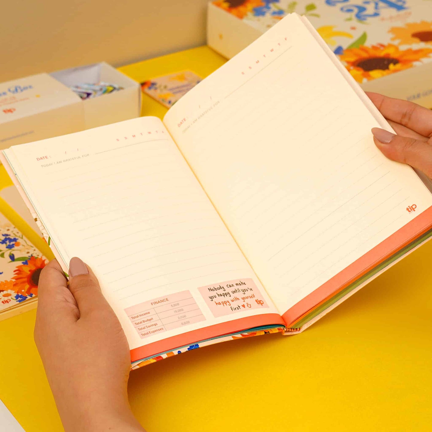 2024 أجندة صن فلاور للإنتاجية انجليزي