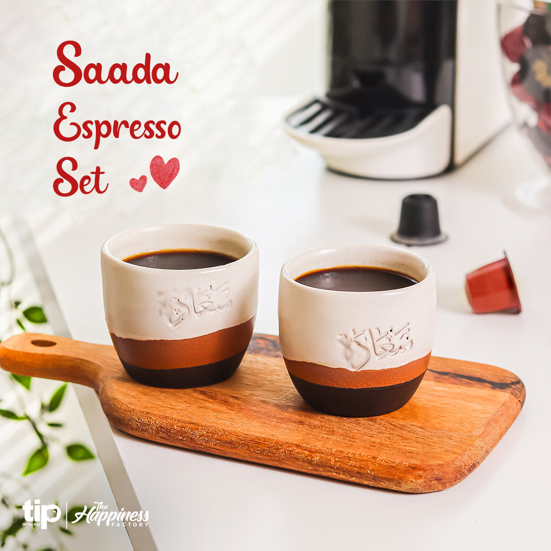 2 cups of "Happiness" espresso