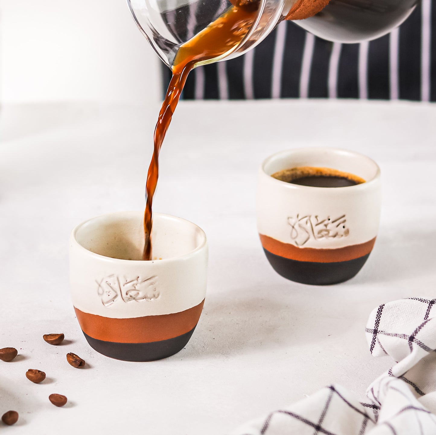 2 cups of "Happiness" espresso