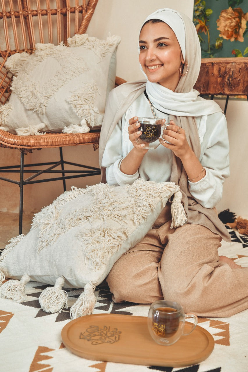 Ivory pillow cover
