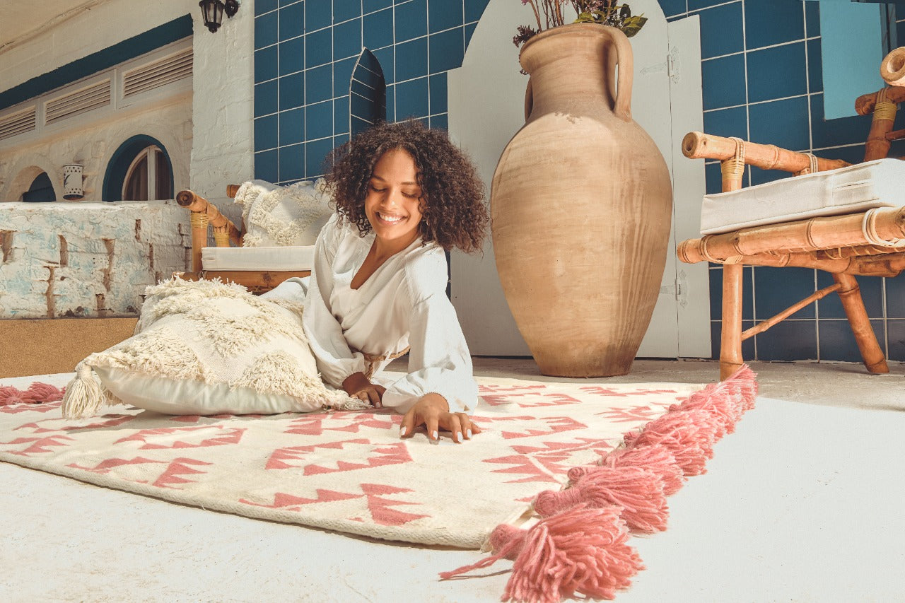 Ivory pillow cover