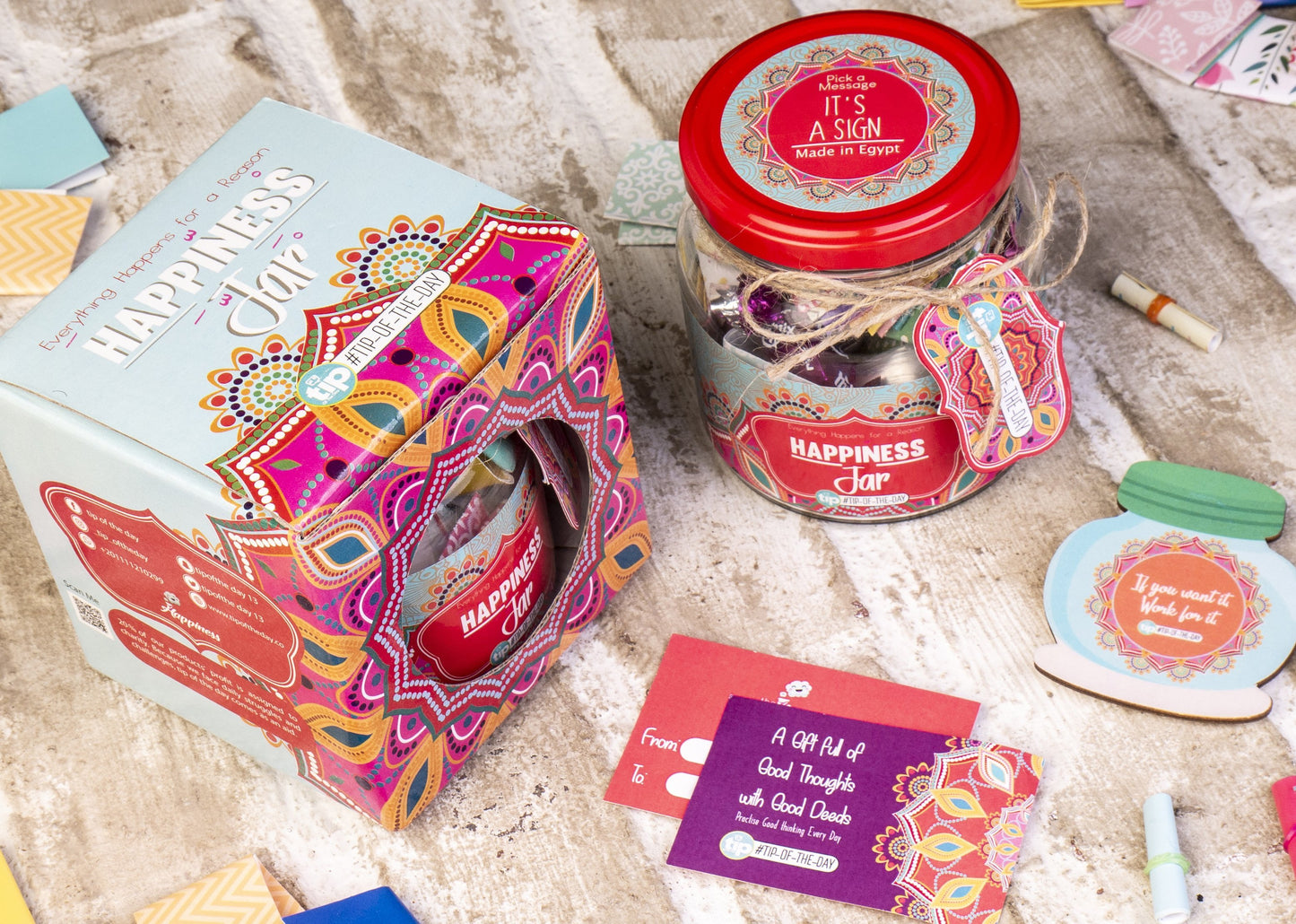 The Happiness Jar 4 -English ُEdition - Tip of The Day - The Happiness Factory