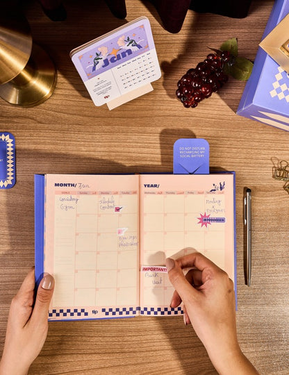 Rich blue - Balance planner 2026